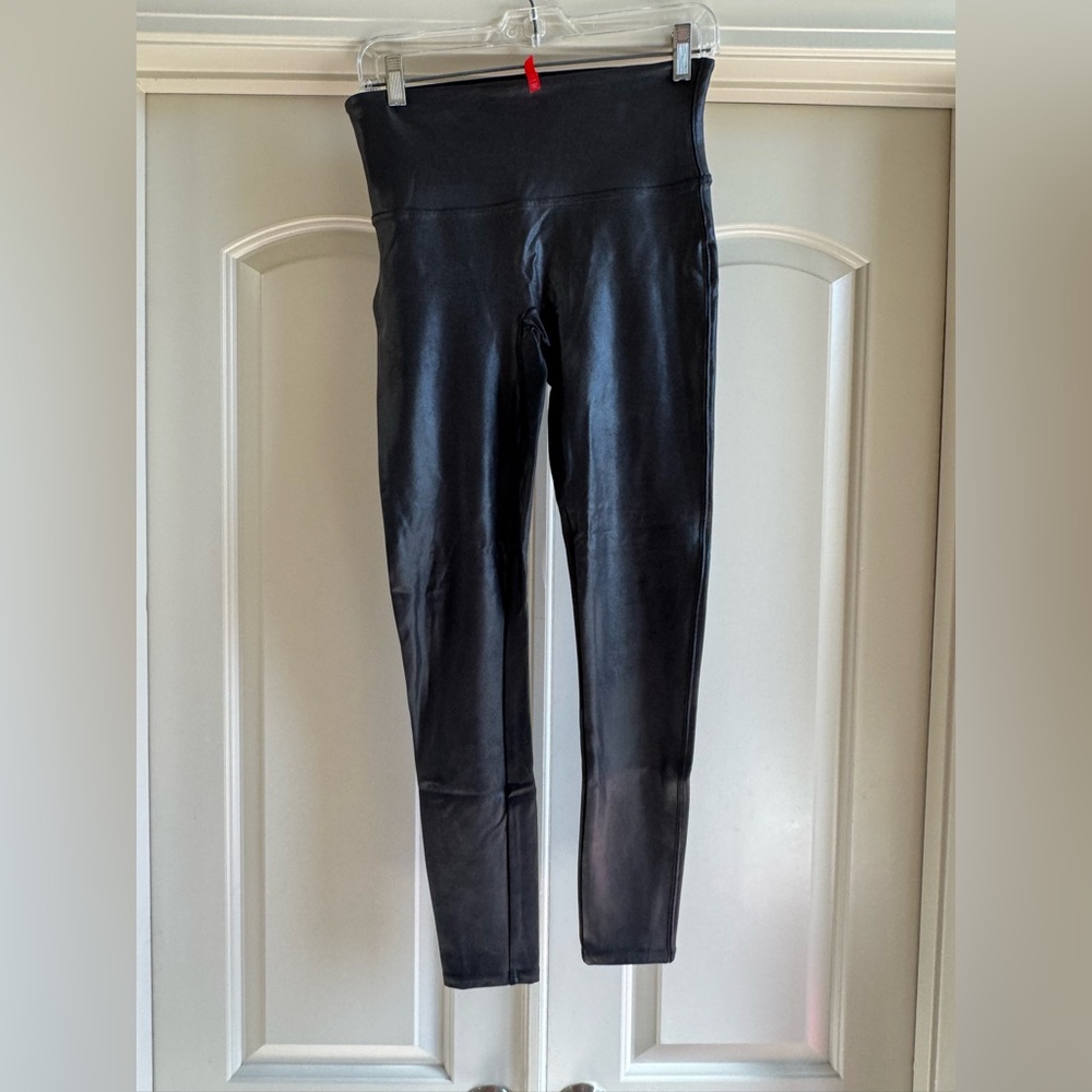 Spanx Faux Leather Leggings | Size L